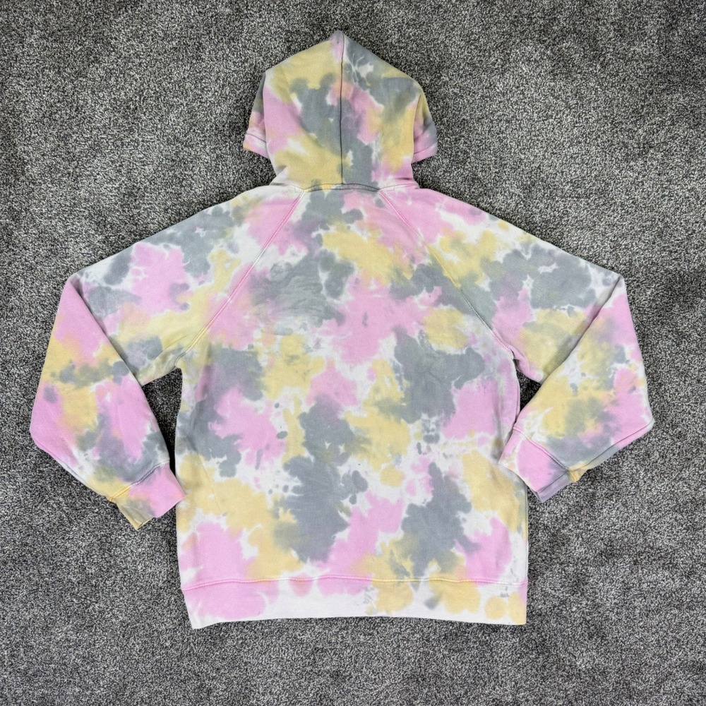 Bodega Hidden In Plain Sight Tie Dye Hoodie Mens XL Pink Yellow Grey Tie Dye USA - Picture 3 of 11